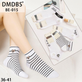 Set 10 perechi - Șosete scurte din bumbac pentru femei – BE-015