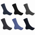 Set 10 perechi - Șosete medii din bumbac pentru bărbați, model costum - (80% bumbac, 15% poliamidă, 5% spandex)
