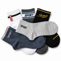 Set 10 perechi - Șosete medii sport din bumbac pentru copii - (80% bumbac, 15% poliamidă, 5% spandex)