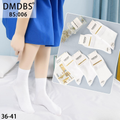 Set 10 perechi - Șosete medii din bumbac pentru femei – BS:006