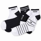 Set 10 perechi - Șosete scurte din bumbac pentru bărbați - (80% bumbac, 15% poliamidă, 5% spandex)