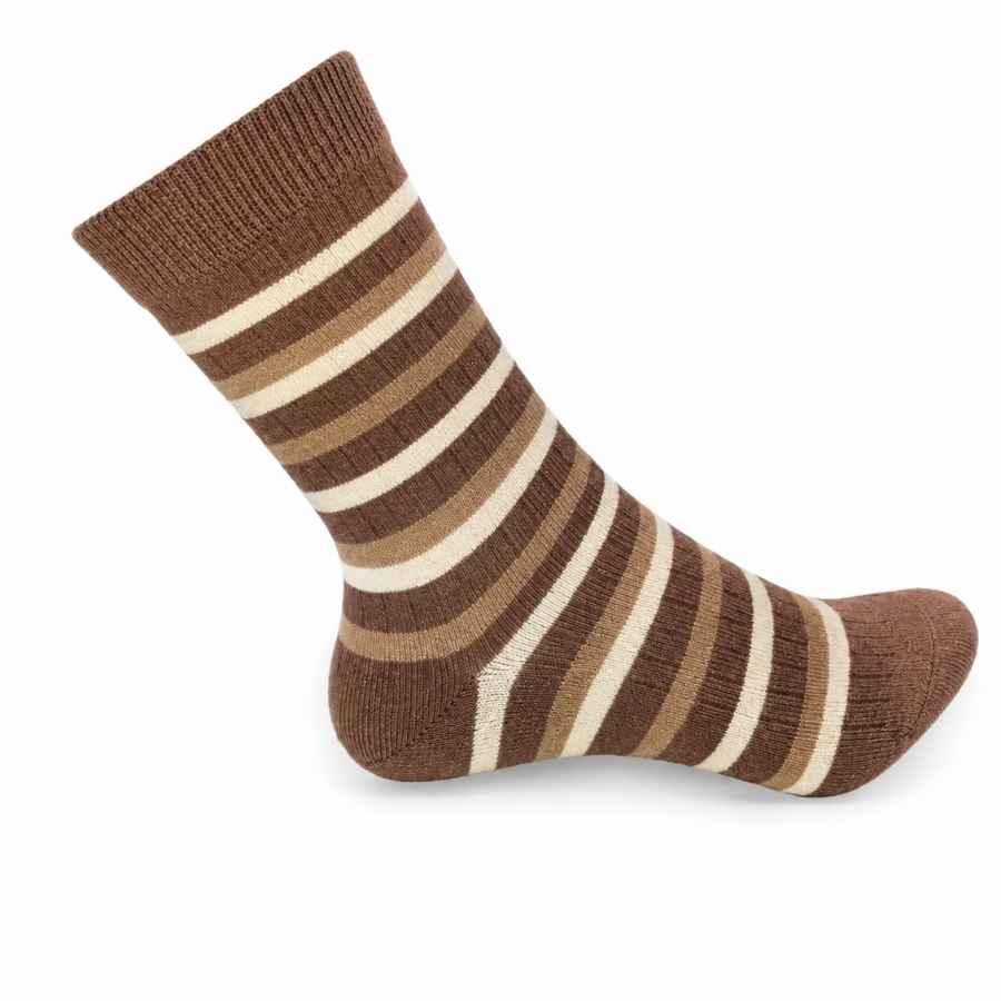Set 10 perechi - Șosete lungi din alpaca și cașmir pentru femei - (79% alpaca, 19% cașmir, 2% spandex)