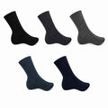 Set 10 perechi - Șosete medii din bumbac pentru bărbați fără cusătură - (80% bumbac, 15% poliamidă, 5% spandex)