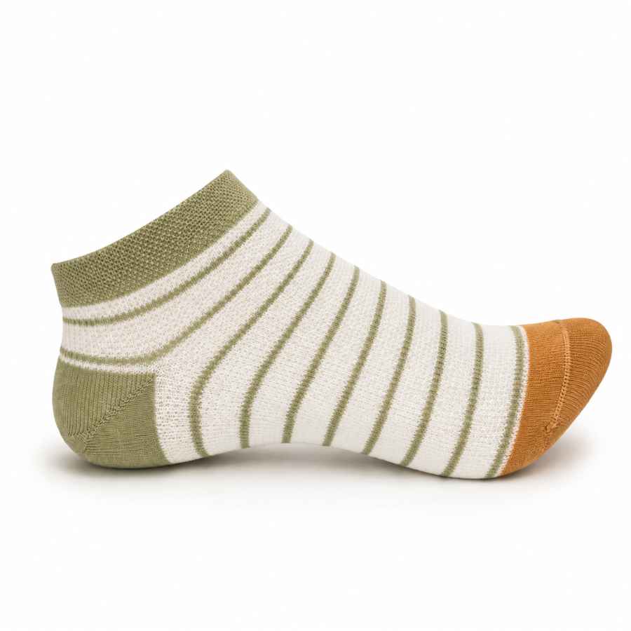 Set 10 perechi - Șosete scurte din bumbac pentru copii - (80% bumbac, 15% poliamidă, 5% spandex)