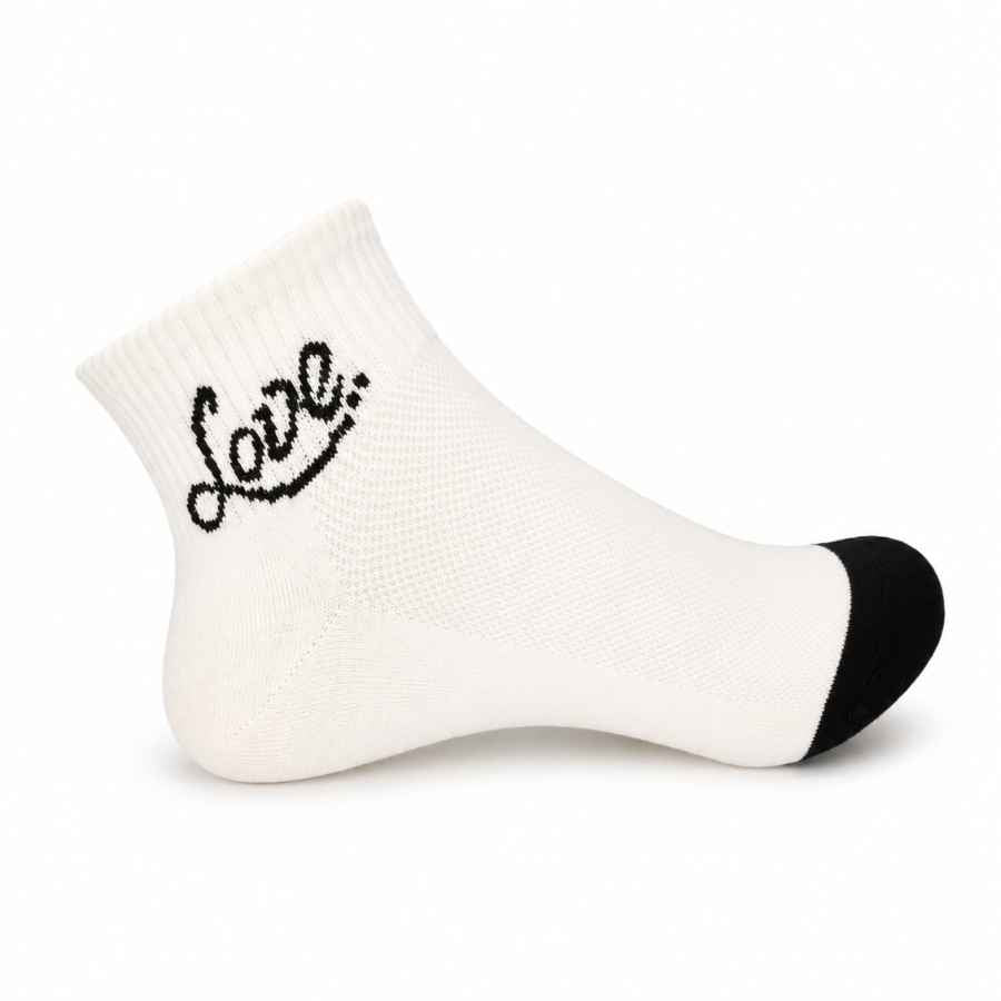 Set 10 perechi - Șosete scurte din bumbac pentru femei - (80% bumbac, 15% poliamidă, 5% spandex)