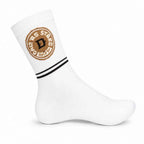 Set 10 perechi - Șosete medii din bumbac pentru femei - (80% bumbac, 15% poliamidă, 5% spandex)