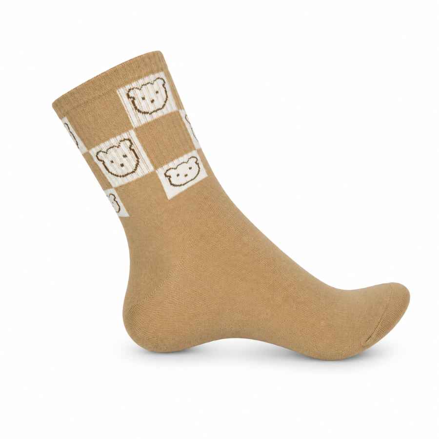 Set 10 perechi - Șosete medii din bumbac pentru femei - (80% bumbac, 15% poliamidă, 5% spandex)