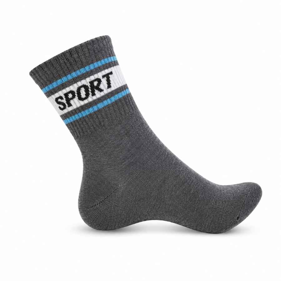 Set 10 perechi - Șosete medii sport din bumbac pentru copii - (80% bumbac, 15% poliamidă, 5% spandex)