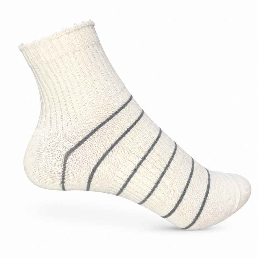 Set 10 perechi - Șosete scurte din bumbac pentru femei cu margine picot - (80% bumbac, 15% poliamidă, 5% spandex)