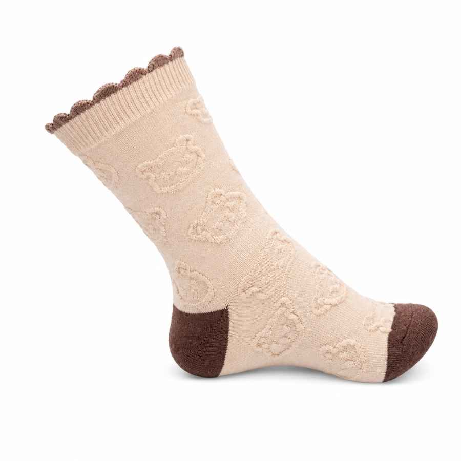 Set 10 perechi - Șosete lungi din alpaca și cașmir pentru femei - (79% alpaca, 19% cașmir, 2% spandex)