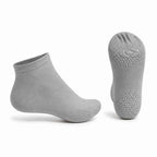 Set 10 perechi - Șosete scurte din bambus pentru femei, fără cusătură, antiderapant - (95% bambus, 5% spandex)