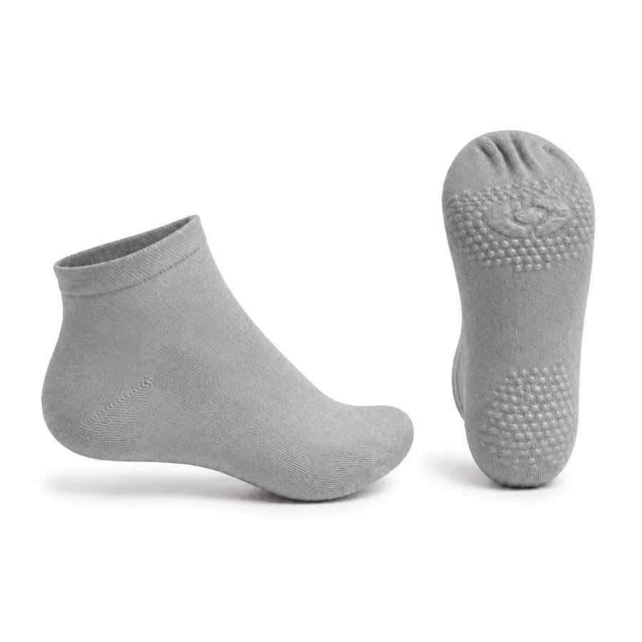 Set 10 perechi - Șosete scurte din bambus pentru femei, fără cusătură, antiderapant - (95% bambus, 5% spandex)