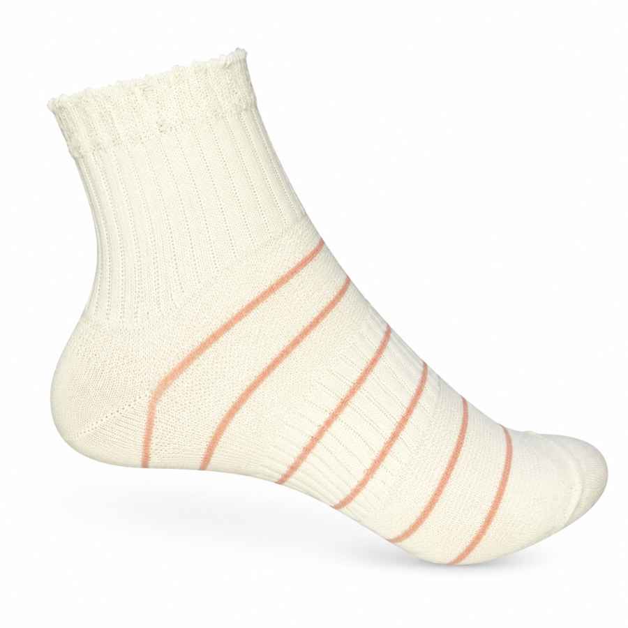 Set 10 perechi - Șosete scurte din bumbac pentru femei cu margine picot - (80% bumbac, 15% poliamidă, 5% spandex)