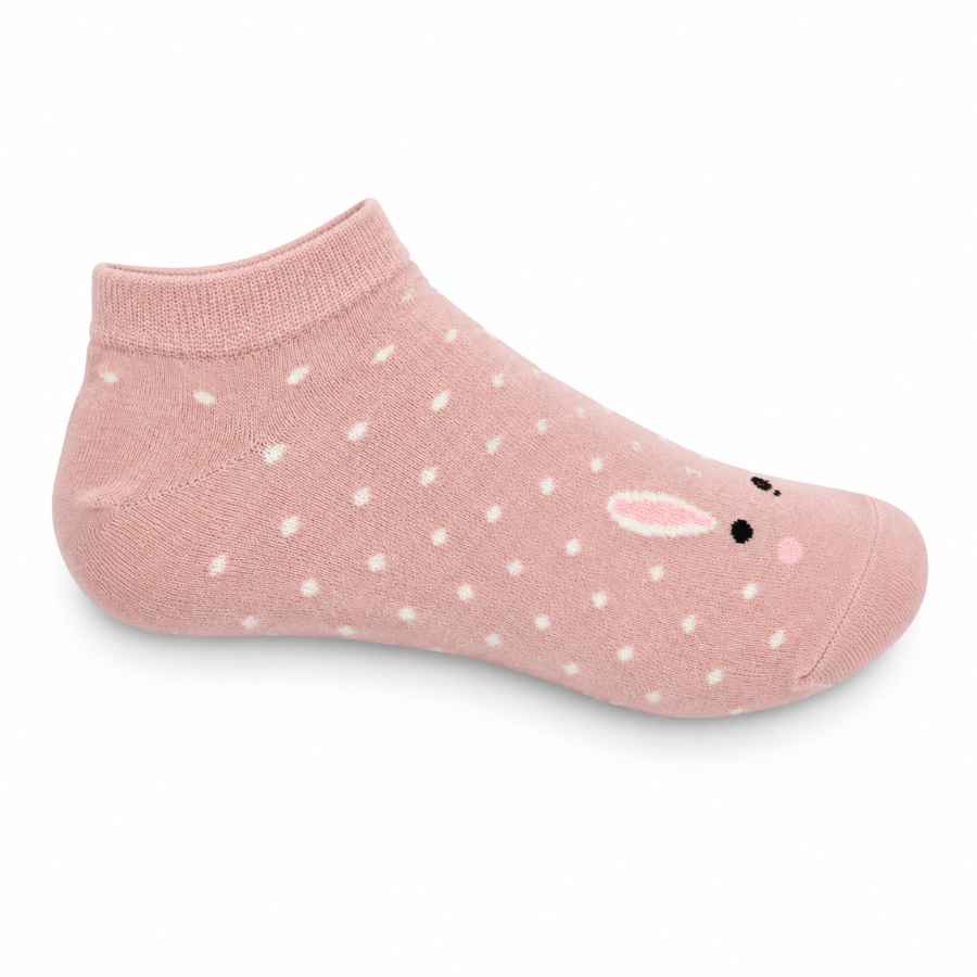 Set 10 perechi - Șosete scurte din bumbac pentru femei - (80% bumbac, 15% poliamidă, 5% spandex)