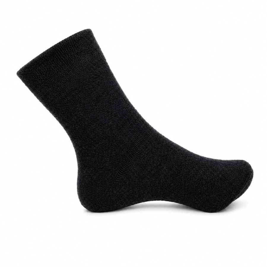 Set 12 perechi - Șosete din lână pentru bărbați fără cusătură, cutie cadou - (80% lână, 15% poliamidă, 5% lycra)