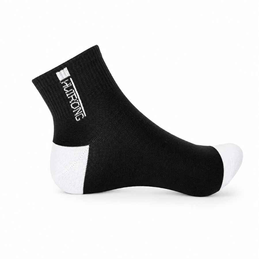 Set 10 perechi - Șosete scurte din bumbac pentru bărbați - (80% bumbac, 15% poliamidă, 5% spandex)
