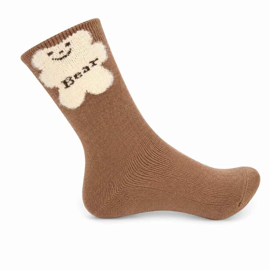 Set 10 perechi - Șosete lungi din alpaca și cașmir pentru femei - (79% alpaca, 19% cașmir, 2% spandex)