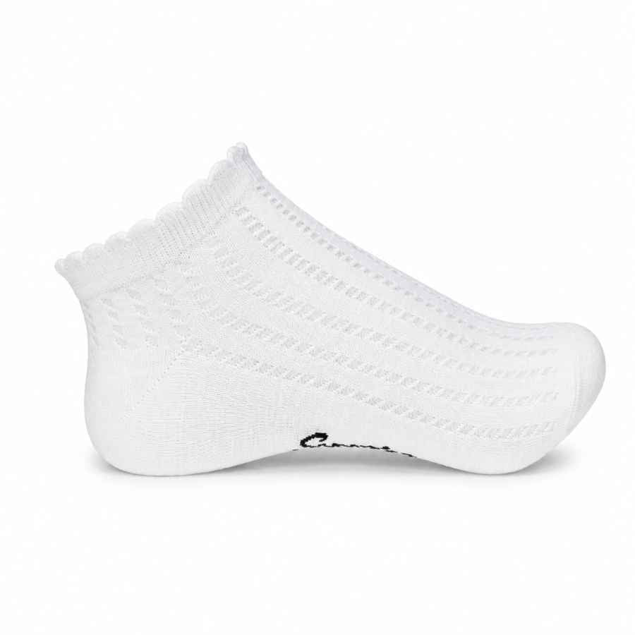 Set 10 perechi - Șosete scurte din bumbac pentru femei - (80% bumbac, 15% poliamidă, 5% spandex)