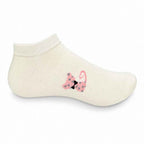 Set 10 perechi - Șosete scurte din bumbac pentru femei - (80% bumbac, 15% poliamidă, 5% spandex)