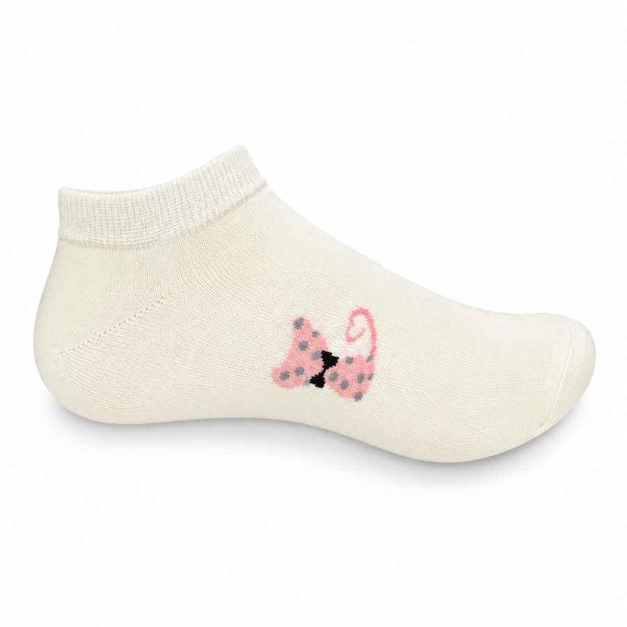 Set 10 perechi - Șosete scurte din bumbac pentru femei - (80% bumbac, 15% poliamidă, 5% spandex)