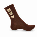 Set 10 perechi - Șosete medii din bumbac pentru femei - (80% bumbac, 15% poliamidă, 5% spandex)