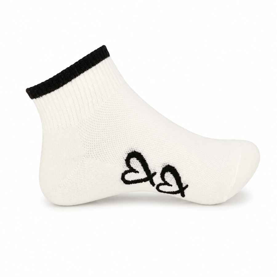 Set 10 perechi - Șosete scurte din bumbac pentru femei - (80% bumbac, 15% poliamidă, 5% spandex)