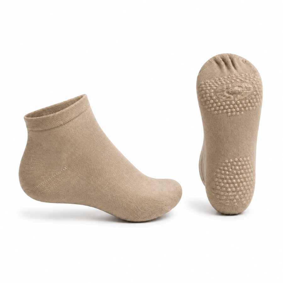Set 10 perechi - Șosete scurte din bambus pentru femei, fără cusătură, antiderapant - (95% bambus, 5% spandex)