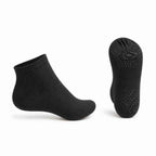 Set 10 perechi - Șosete scurte din bambus pentru femei, fără cusătură, antiderapant - (95% bambus, 5% spandex)