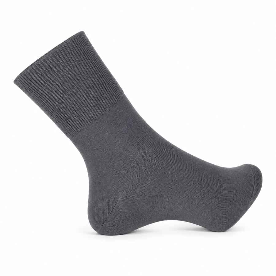 Set 10 perechi - Șosete medii din bumbac de costum pentru bărbați - (80% bumbac, 15% poliamidă, 5% spandex)
