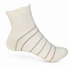 Set 10 perechi - Șosete scurte din bumbac pentru femei cu margine picot - (80% bumbac, 15% poliamidă, 5% spandex)