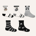 Set 10 perechi - Șosete din alpaca și cașmir pentru copii - (79% alpaca, 19% cașmir, 2% spandex)