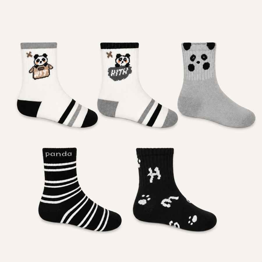 Set 10 perechi - Șosete din alpaca și cașmir pentru copii - (79% alpaca, 19% cașmir, 2% spandex)