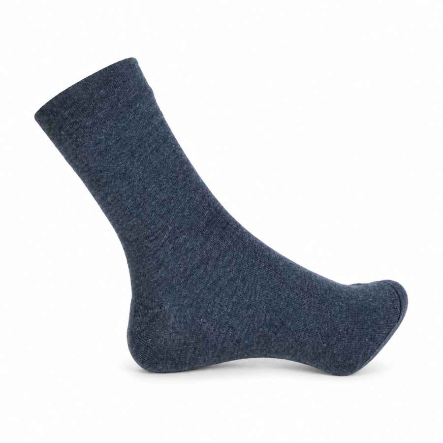 Set 10 perechi - Șosete medii din bumbac de costum pentru bărbați - (80% bumbac, 15% poliamidă, 5% spandex)