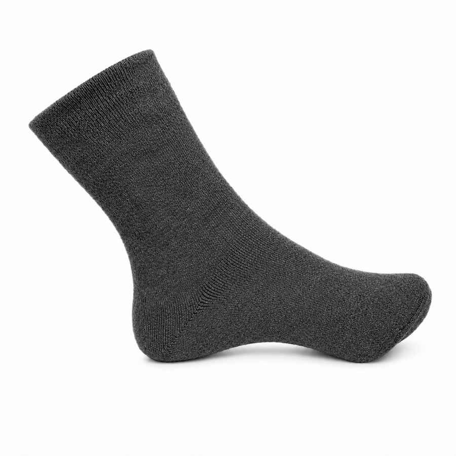 Set 12 perechi - Șosete din lână pentru bărbați fără cusătură, cutie cadou - (80% lână, 15% poliamidă, 5% lycra)