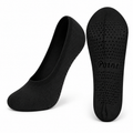 Talpici damă antiderapanți cu silicon, model invizibil - (90% fibră poliester, 10% spandex)