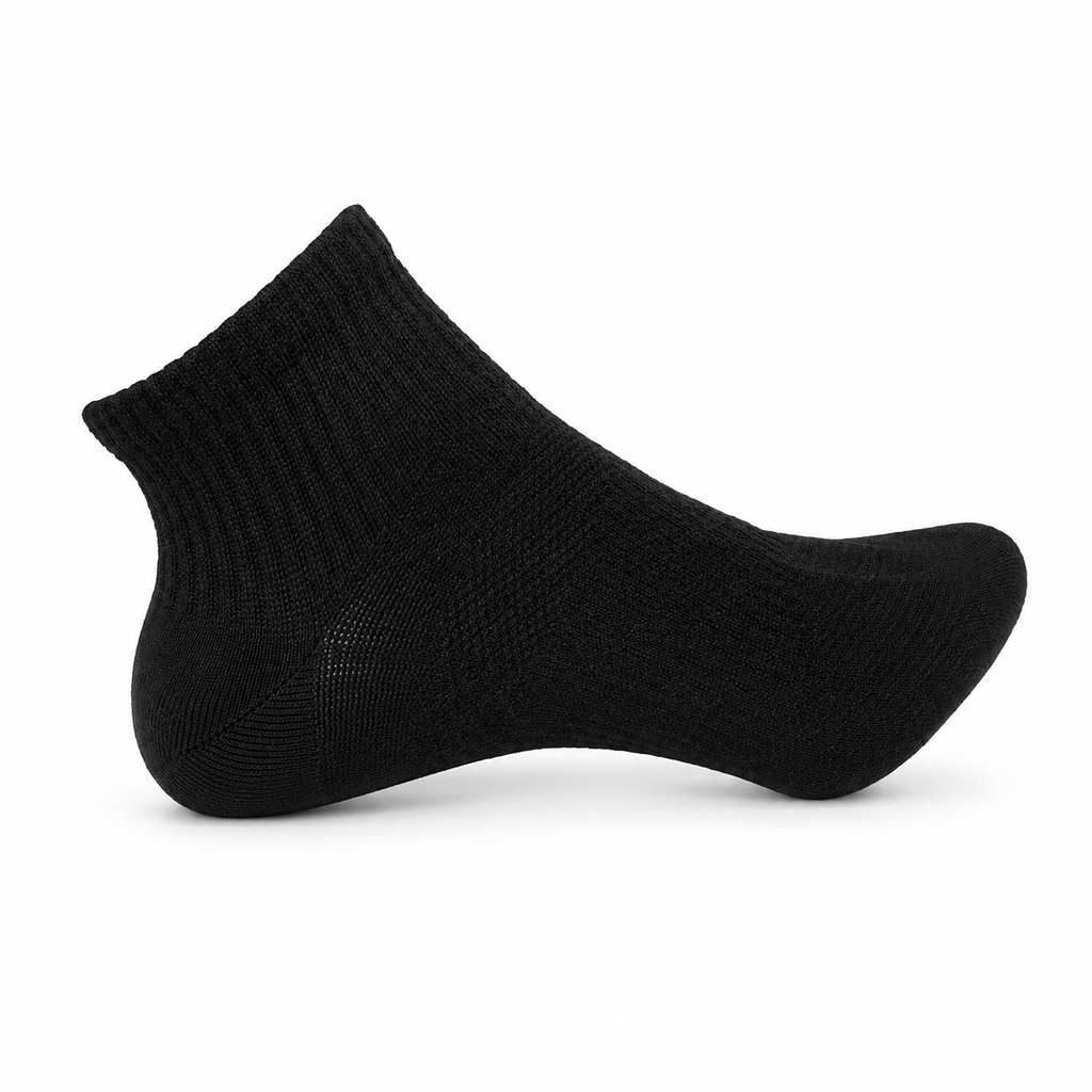 Set 10 perechi - Șosete scurte din bumbac pentru bărbați fără cusătură- (80% bumbac, 15% poliamidă, 5% spandex)