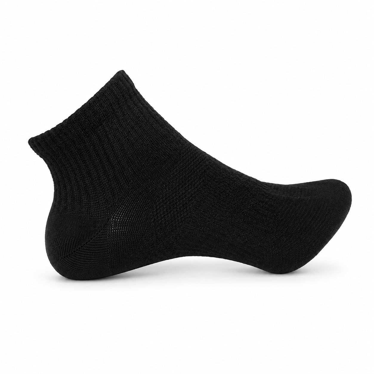 Set 10 perechi - Șosete scurte din bumbac pentru bărbați fără cusătură- (80% bumbac, 15% poliamidă, 5% spandex)