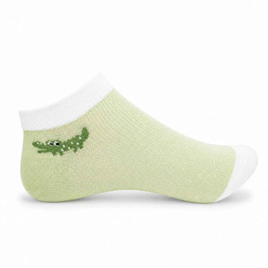 Set 10 perechi - Șosete scurte din bumbac pentru copii - (80% bumbac, 15% poliamidă, 5% spandex)