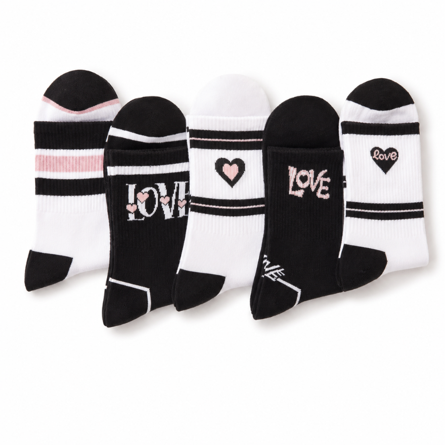 Set 10 perechi - Șosete din bumbac pentru femei