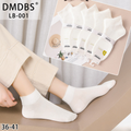 Set 10 perechi - Șosete scurte din bambus pentru femei – LB-001