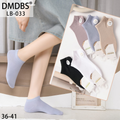 Set 10 perechi - Sosete scurte din bumbac pentru femei – LB-033