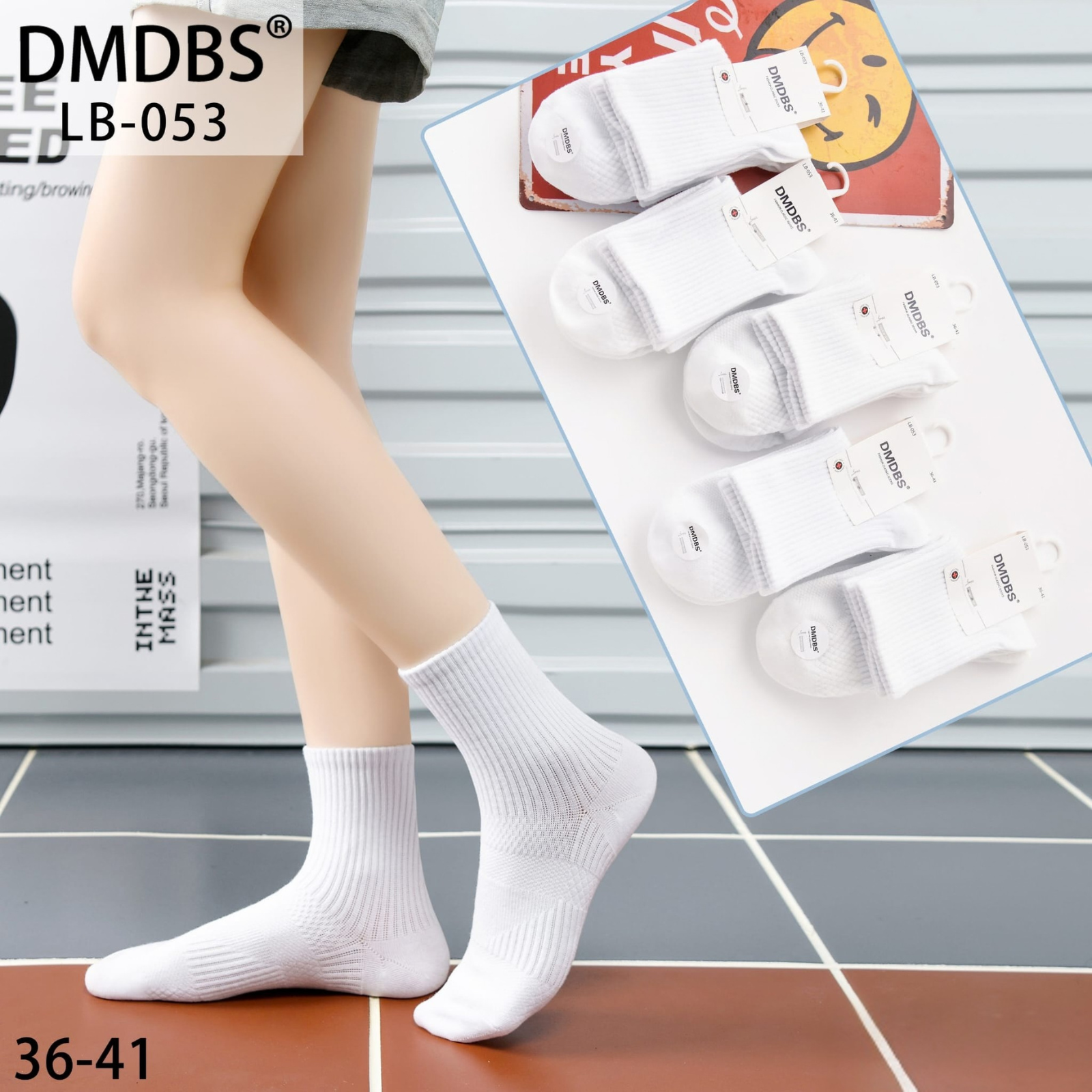 Set 10 perechi - Sosete medii pentru femei – LB-053